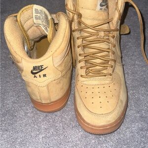 Nike Air Men's Beige High-Top Sneakers